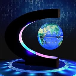 MINGZE Globe Terrestre Magnétique Lumineux Flottant