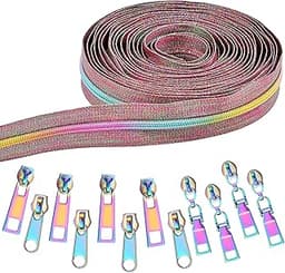Elesunory Fermetures éclair arc-en-ciel