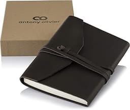 Antony Olivier Journal Carnet de Voyage Cuir Véritable
