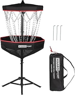 Panier de disc-golf pliable