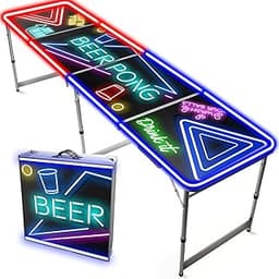 Table Beer Pong Lumineuse