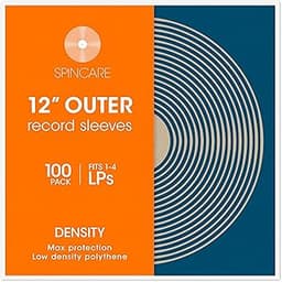 Lot de 100 pochettes Vinyles