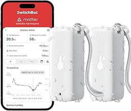 SwitchBot Thermo‑hygromètres (lot de 2)
