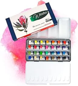 Aquarelle Peinture 7 Artists 28 Godets Botanique