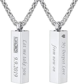 Collier Urne Strass U7