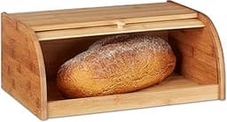 Boîte à Pain en Bambou Relaxdays