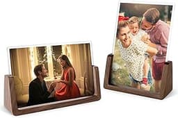 Duo de cadres en noyer MEKO