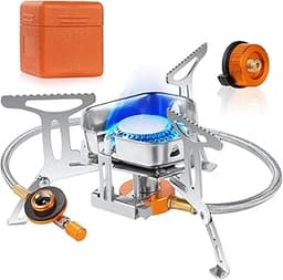 Adiwo Réchaud de Camping à Gaz 3500W pliable