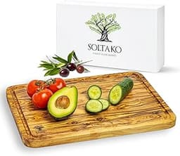 SOLTAKO Planche Apéro Bois d'olivier