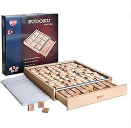 BOHS Jeu de Société Sudoku en Bois avec Tiroir