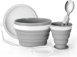 Odoland Vaisselle Camping Pliable