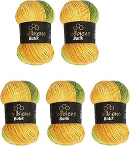 Wollbiene Batik – Lot 5 pelotes dégradées
