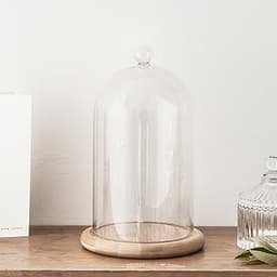 Cloche Verre Bambou Lights4fun