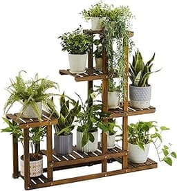 Yaheetech étagère à fleurs 5 niveaux en escalier