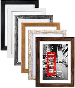 Lot de 6 Cadres Photo Multicolores