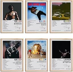 Travis Scott – 6 posters sur toile