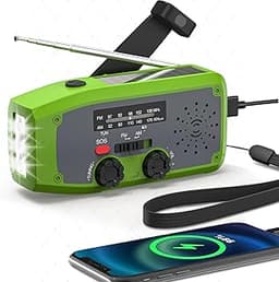 Radio Solaire d'urgence à manivelle