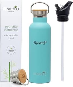 Gourde isotherme inox 750 ml personnalisée