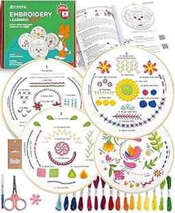 Azenera Kit de Broderie pour Débutants