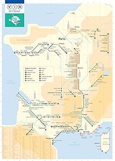 Affiche Plan de métro des vins de France