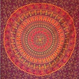 MOMOMUS Tapis/Drap/Tapisserie Murale Mandala