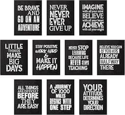 10 Pièces Affiches Murales Inspirantes