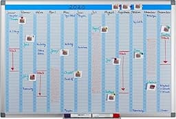 Relaxdays Tableau mensuel 60x90