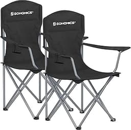 SONGMICS Chaises Pliantes Camping Lot de 2