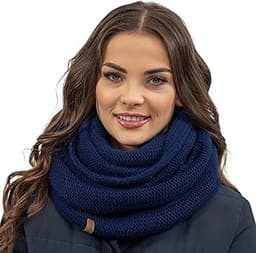 VIVISENCE Echarpe Cache-Cou Femme Tricot Doux