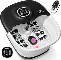 Bain de Pieds Pliable avec Chauffage