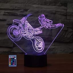 3D Cascades de Moto LED Lampe
