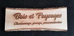 Plaque en bois gravée personnalisable
