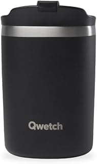 QWETCH - Travel Mug Isotherme - Noir 240ml