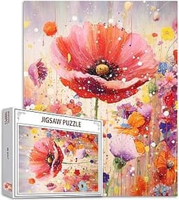 Puzzle coquelicot 1 000 pièces
