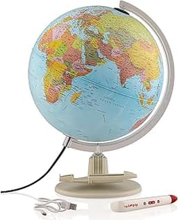 Globe interactif Parlamondo 30 cm