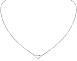 ChicSilver Collier ras-de-cou cœur