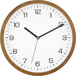 Horloge Murale en Bois Silencieuse