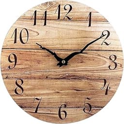 Horloge murale en bois