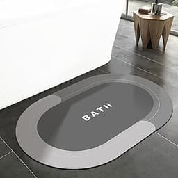 Tapis de bain en diatomite à séchage rapide