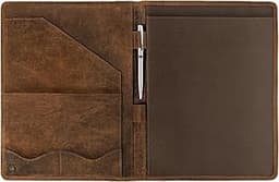 Moonster Porte-Documents A4 Professionnel en Cuir