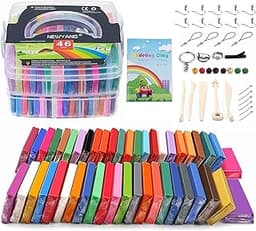 NEWYANG Pâte Polymère - 46 Couleurs