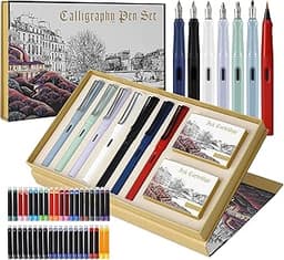 GC QUILL Lot de 7 stylos plume de calligraphie