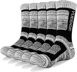 YUEDGE Pack 5 paires de chaussettes sport