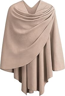 Poncho drapé cosy-chic