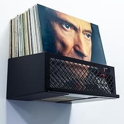 Keep Them Spinning - Étagère Rangement Vinyle Noir