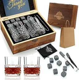 Coffret pierres & verres whisky