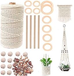 TOKERD 200m Kit de Macramé Débutants