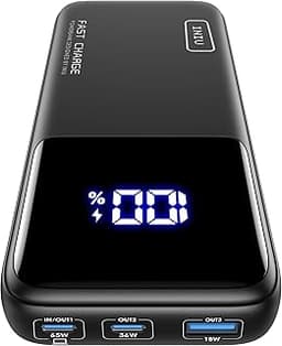 INIU Batterie Externe, 20000mAh 65W Fast Charging Power Bank