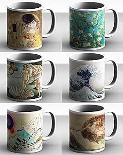 Mugs œuvres classiques (x6)