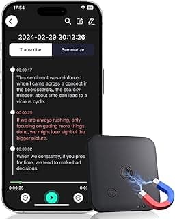 SOXOI Enregistreur Vocal IA 64 Go